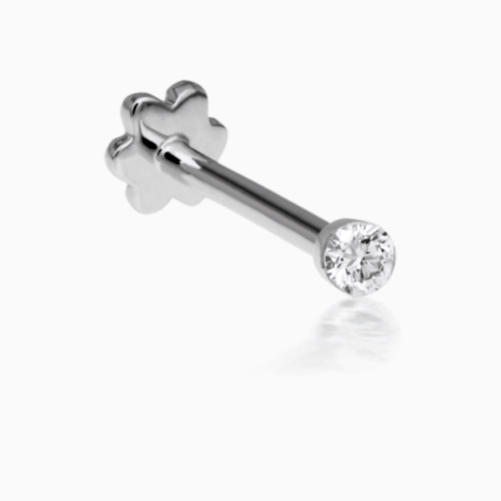 Maria Tash 1.5mm Invisible Set Diamond Threaded Stud Earring